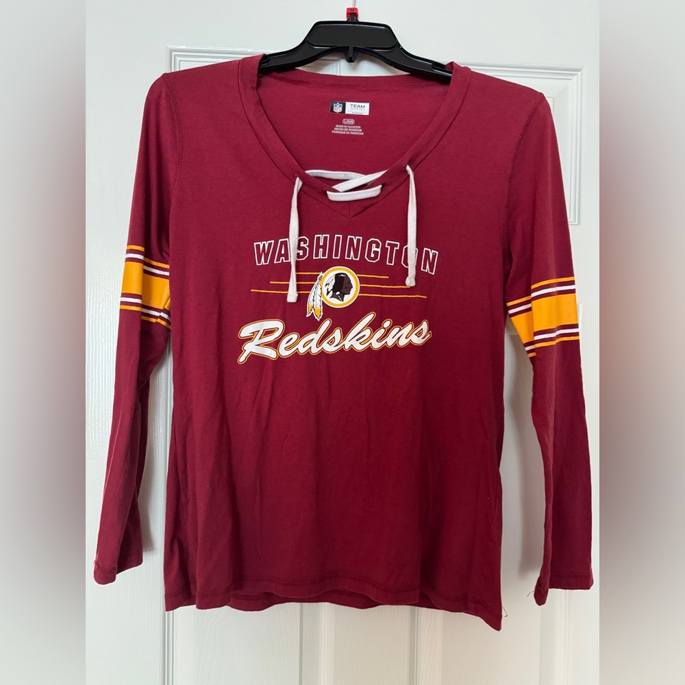 Washington Redskins Women's Long Sleeve Top Sz L
